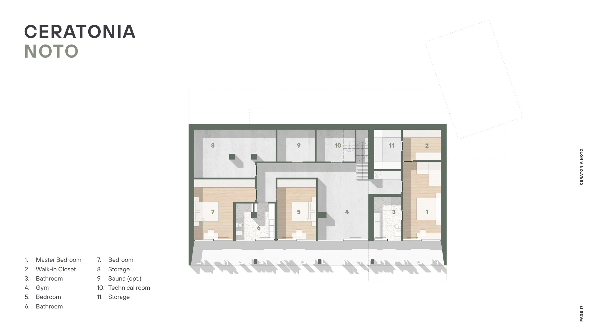 Ceratonia Noto lower floor plan