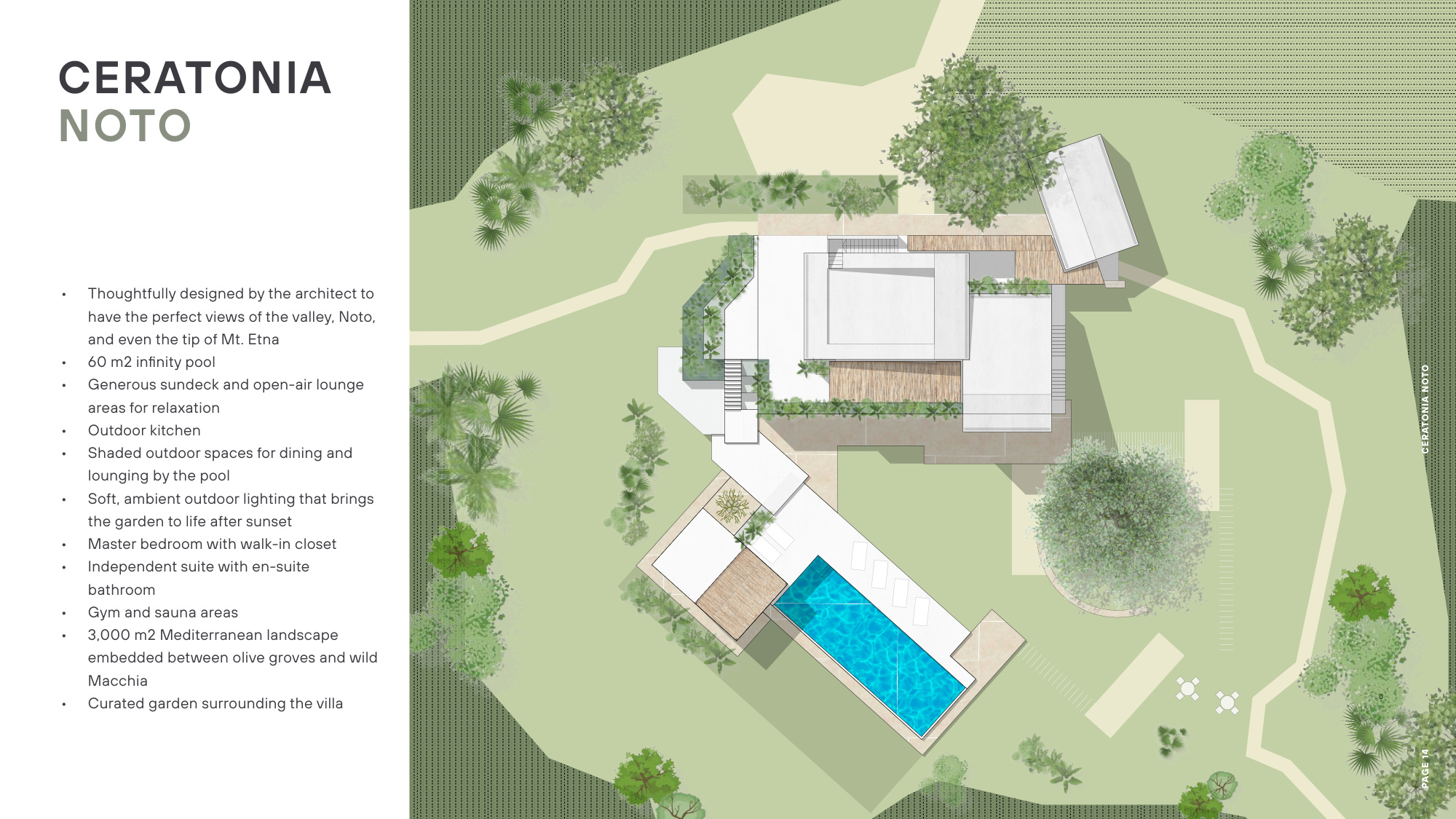Ceratonia Noto site plan