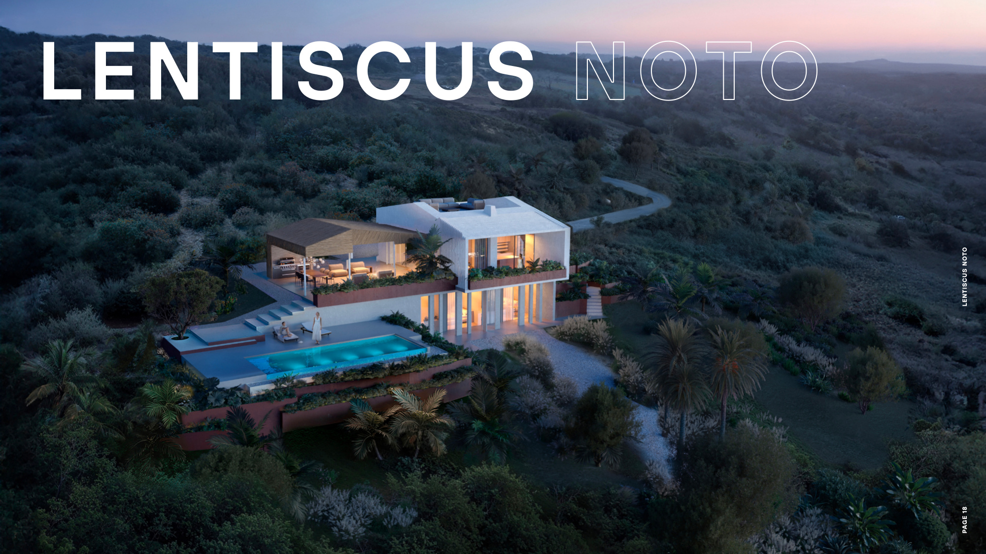 Lentiscus Noto — night aerial