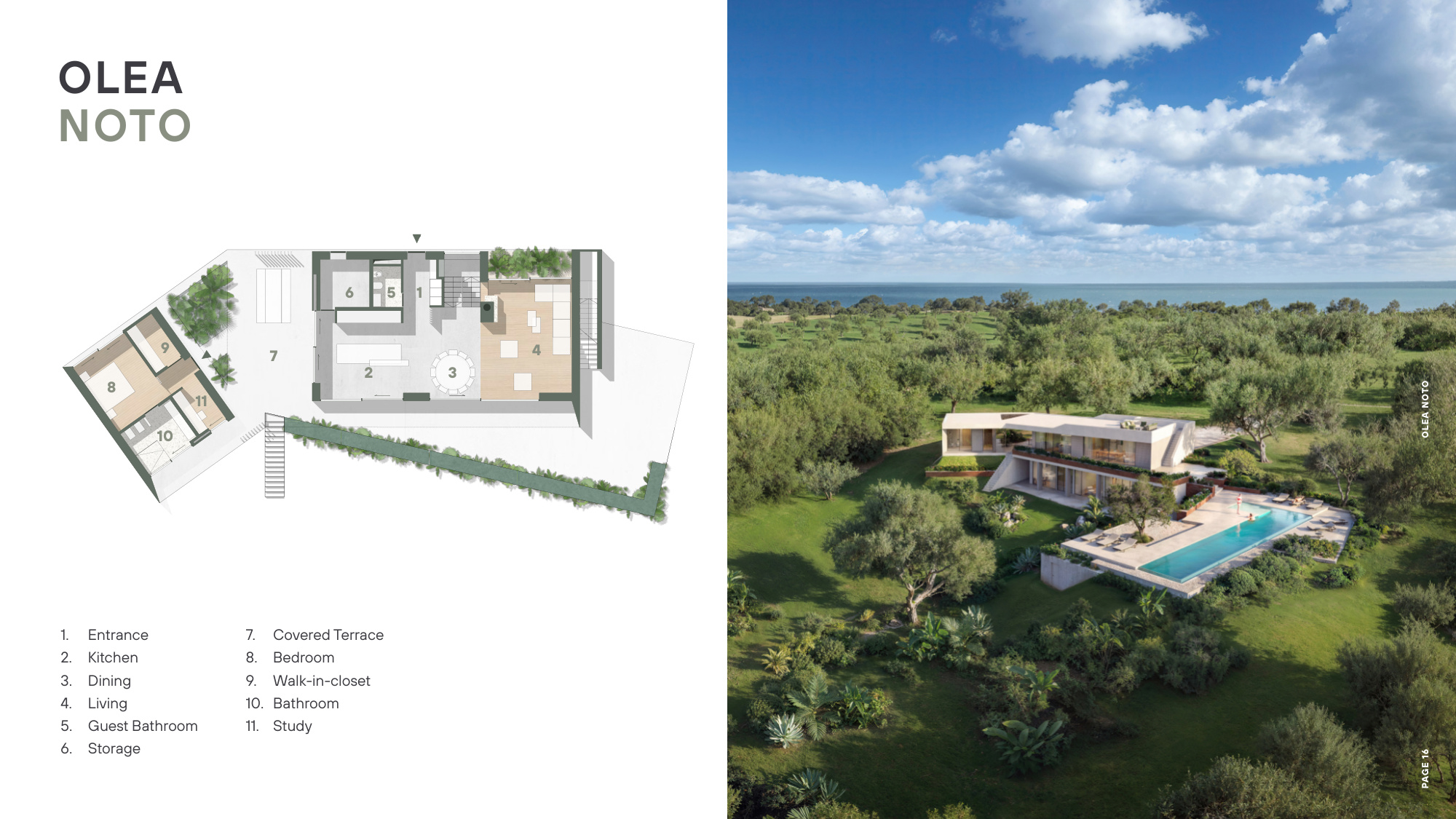 Olea Noto ground floor plan