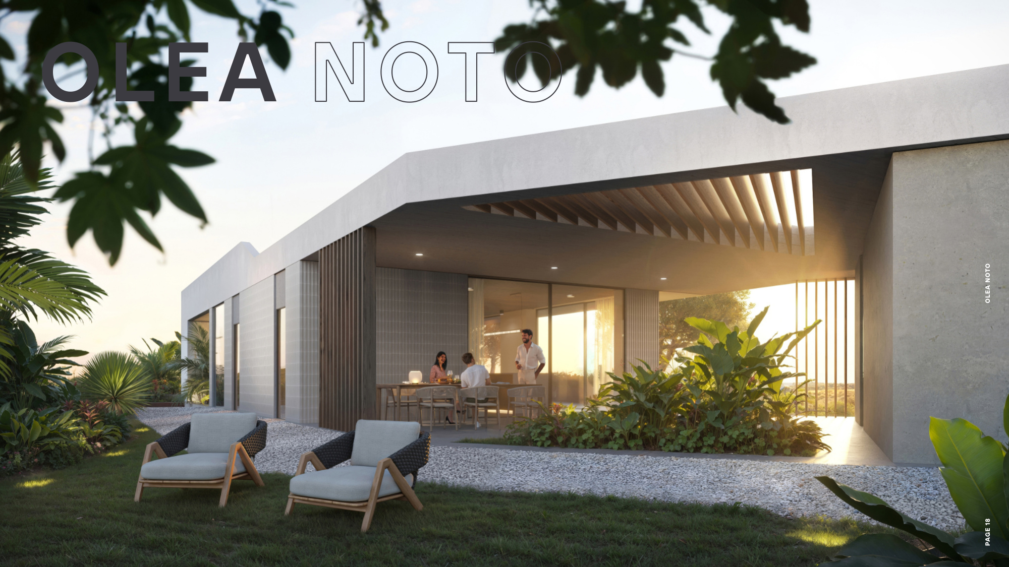 Olea Noto — covered terrace